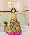 OC 228 Heavy Chinon With Embroidery Sequence Work With Soft Printed Work Gown With Dupatta Wholesale Online